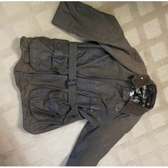 Mens Barbour Jacket Solway Zipper C46 